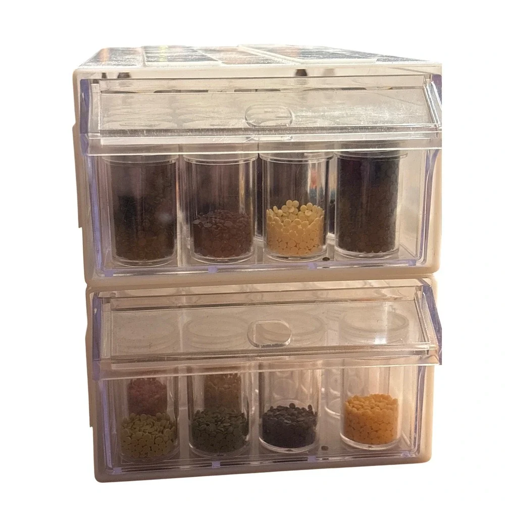 Diamond Painting Storage Containers with Vials and Drills Stackable Drawers